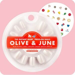 3/$15 Olive & June The Instant Mani “Extra Cheese Please” Press on Nails
